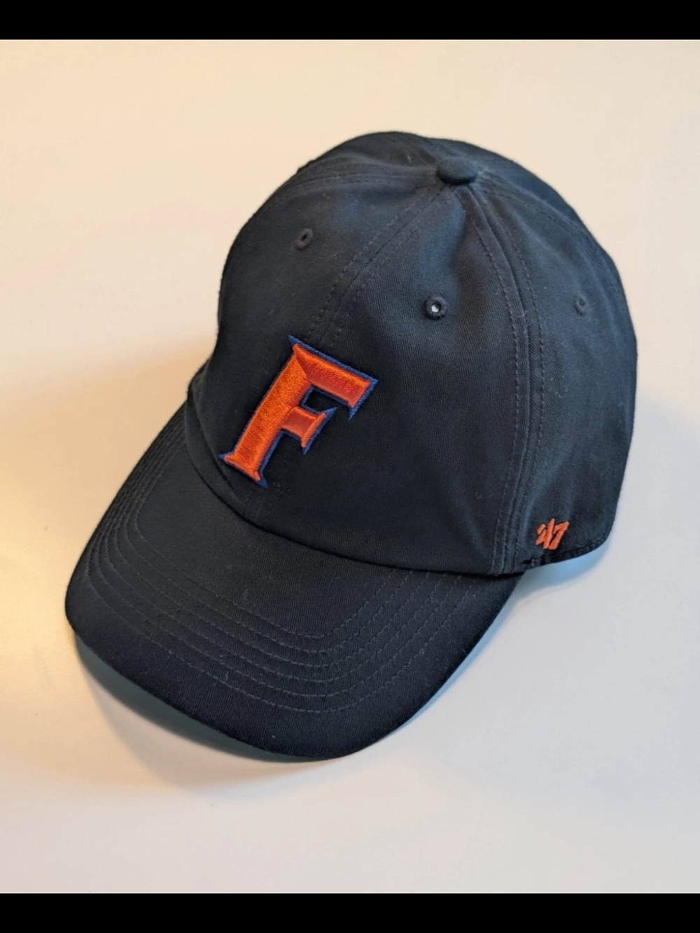 47 Brand Florida Gators Franchise Hat Black Fitted Medium NCAA EUC